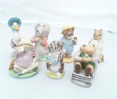 Lot 132 - Seven Beswick Beatrix Potter figures