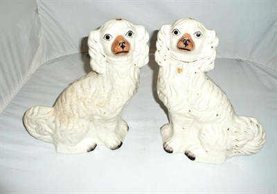 Lot 159 - Pair of Staffordshire dogs