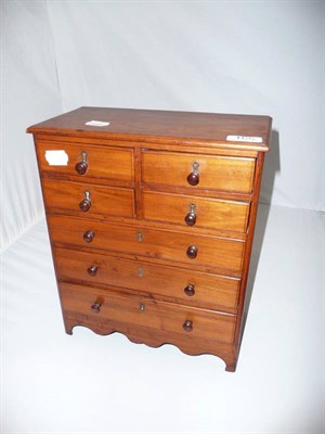 Lot 165 - A miniature chest