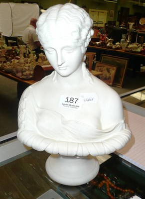 Lot 187 - Parian - Copeland, Clytie, bust