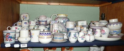 Lot 266 - A shelf of assorted Poole pottery