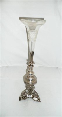 Lot 303 - Silver plated epergne