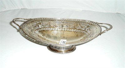 Lot 307 - Silver pierced bowl (13oz)