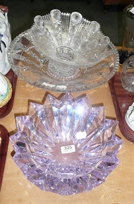 Lot 325 - Three glass bowls