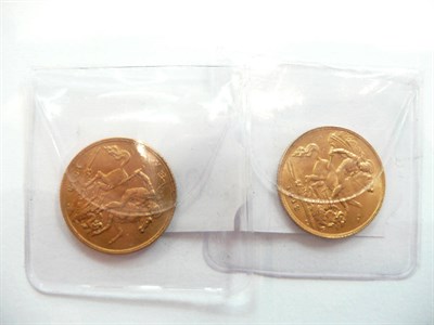 Lot 377 - A 1912 half Sovereign coin and a 1913 half Sovereign coin