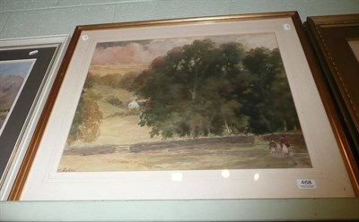 Lot 468 - Sykes, watercolour, landscape