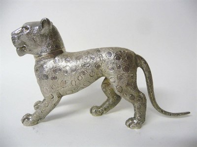 Lot 451 - An Elizabeth II Model of a Leopard, Wakeley & Wheeler, London 1975, realistically modelled as a...