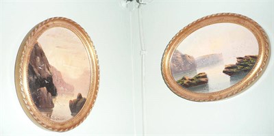 Lot 499 - E K Redmore, pair of small oval oils