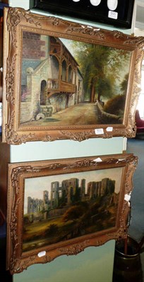 Lot 501 - H Willis Pryce, pair of oils on canvas