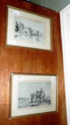 Lot 502 - Four framed pictures