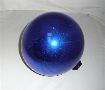 Lot 534 - 19th century glass witch's ball? (couldn't read receipt)