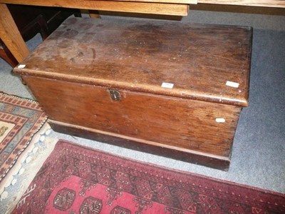 Lot 563 - 19th Century stained pine trunk