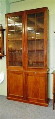 Lot 678 - 19th century mahogany bookcase