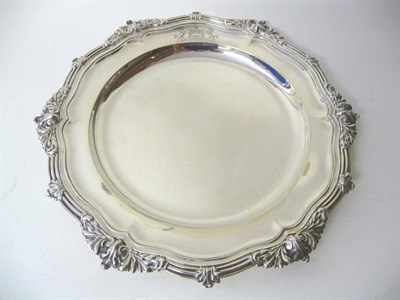 Lot 472 - A Victorian Dinner Plate, Hunt & Roskell, London 1880, of bracketed circular shape with...