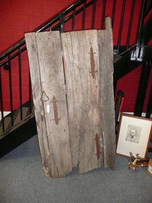 Lot 765 - 17th Century Oak door