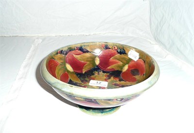Lot 12 - William Moorcroft "Pomegranate" bowl (restored)