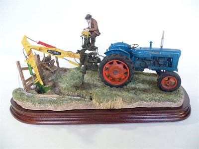 Lot 204 - Border Fine Arts Fordson Super Major Tractor 'A Day's Work Ditching', model No. B0832 by Ray Ayres