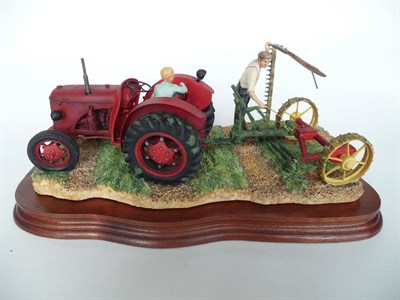 Lot 211 - A Border Fine Arts David Brown Cropmaster 'The First Cut', model No. JH70 by Ray Ayres, issued...