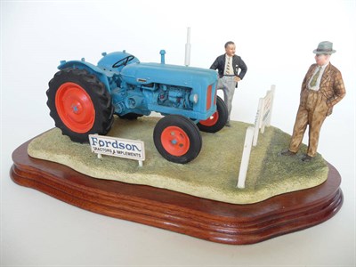 Lot 214 - A Border Fine Arts Fordson Major E1ADDN Tractor 'A Major Decision', model No. JH92 by Ray...