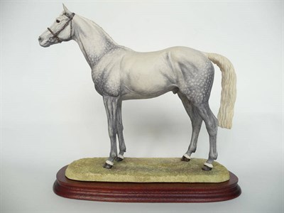 Lot 216 - A Border Fine Arts Grey 'Thoroughbred Stallion', model No. B0241B by Anne Wall, Ltd. edition...