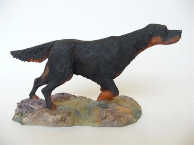 Lot 224 - A Border Fine Arts 'Gordon Setter', model No. L17 by Ray Ayres, Ltd. edition No. 205/500,...