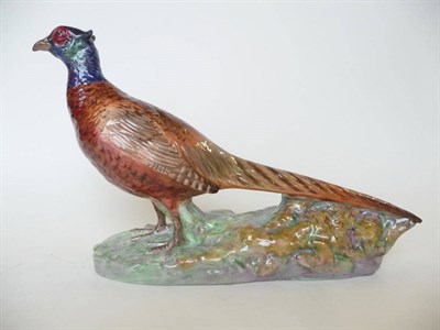 Lot 248 - A Royal Doulton Cock Pheasant, HN2632, issued 1952-1968, brown, blue, green and red gloss,...