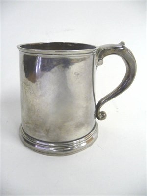 Lot 512 - A George I Half Pint Mug, possibly Joseph Ward, London 1714, of slightly tapered cylindrical...