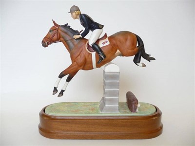 Lot 272 - A Royal Worcester model of Stroller and Marion Coakes (horse and rider jumping wall), model No....