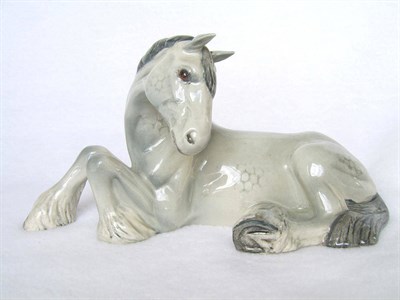 Lot 274 - A Beswick Grey Mare (lying down), model No. 2459, gloss, 12.7cm high