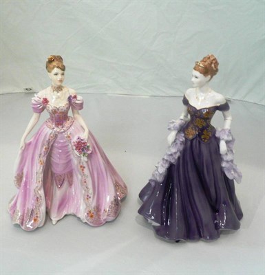 Lot 316 - Coalport figure 'The Fairytale Begins' and a Worcester figure 'Lauren'