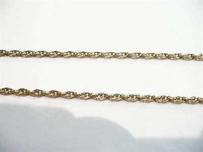 Lot 372 - A 9 carat gold twist necklace