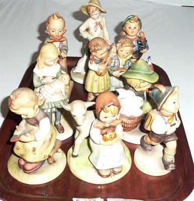 Lot 421 - Tray of Goebel and Hummel figures