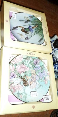 Lot 436 - Eight Flower Fairy plates by Heinrich, Germany (with boxes)