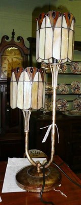 Lot 527 - An Art Nouveau-style lamp