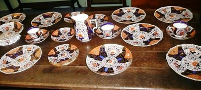 Lot 530 - Crown Derby 48-piece tea and desert service (two pieces a.f.)