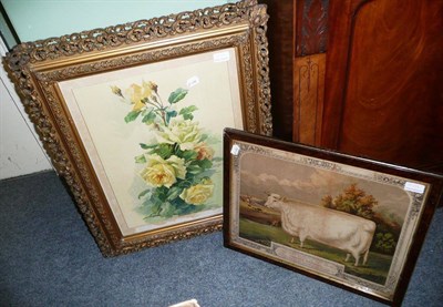 Lot 539 - A Victorian Crystoleum of a cat, kitten and puppy; a plated spoon and eleven other pictures and...