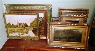 Lot 549 - Seven oil paintings