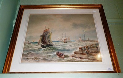 Lot 571 - A gilt-framed watercolour bearing false signature Thomas Bush Hardy