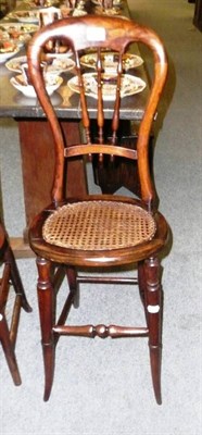 Lot 587 - Beech framed correctional chair