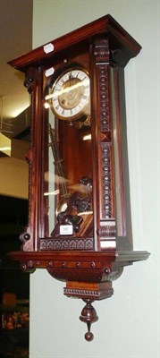 Lot 597 - German drop dial clock