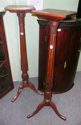 Lot 610 - Pair of mahogany tocheres