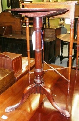 Lot 625 - George III mahogany tripod occasional table