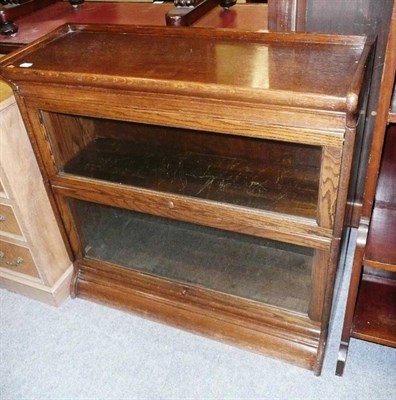 Lot 627 - Two two-section Wernicke bookcases