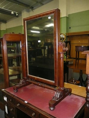 Lot 632 - William IV toilet mirror