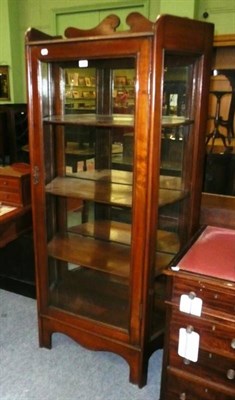 Lot 634 - Late 19th century glazed shop display cabinet