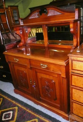 Lot 698 - Mahogany mirror-back sideboard