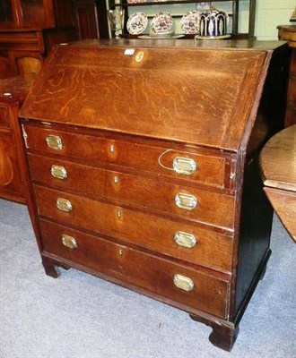 Lot 732 - Oak bureau