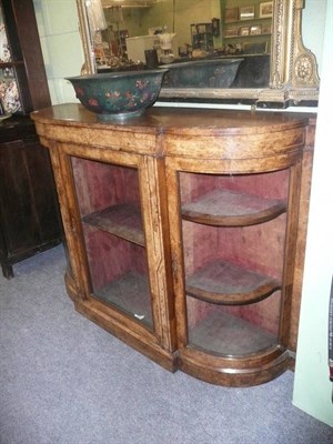 Lot 738 - Victorian walnut credenza