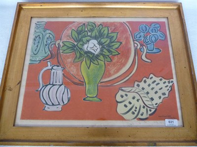 Lot 631 - After Henri Matisse (1869-1954) "Still Life with Magnolia" Inscribed "Opstilling bet", limited...