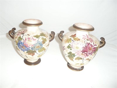 Lot 19 - Pair of Doulton vases